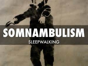 Meaning somnambulism somnambulism: Meaning